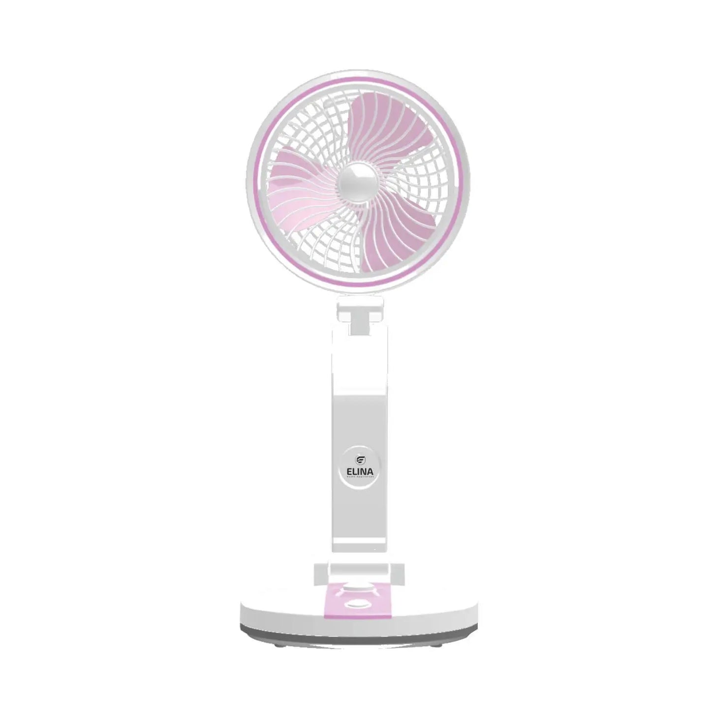 Elina Foldable USB Rechargeable Fan with LED Light