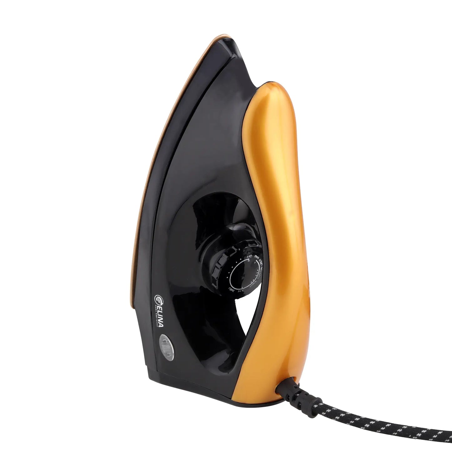 Elina 1000W Dry Iron, Golden/Black