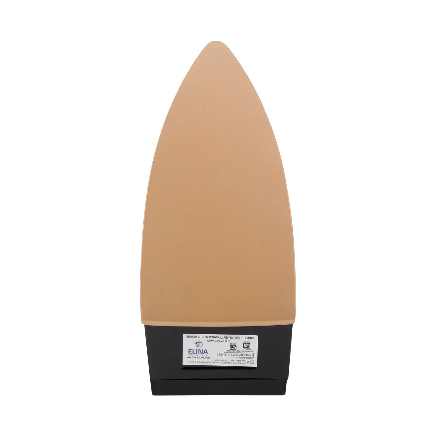 Elina 1000W Dry Iron, Red/Black