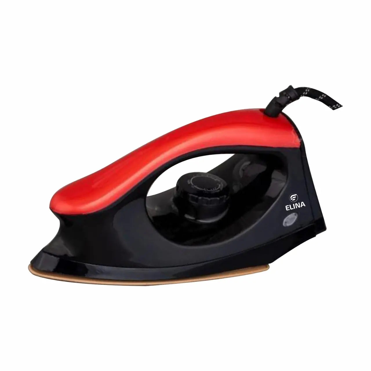 Elina 1000W Dry Iron, Red/Black