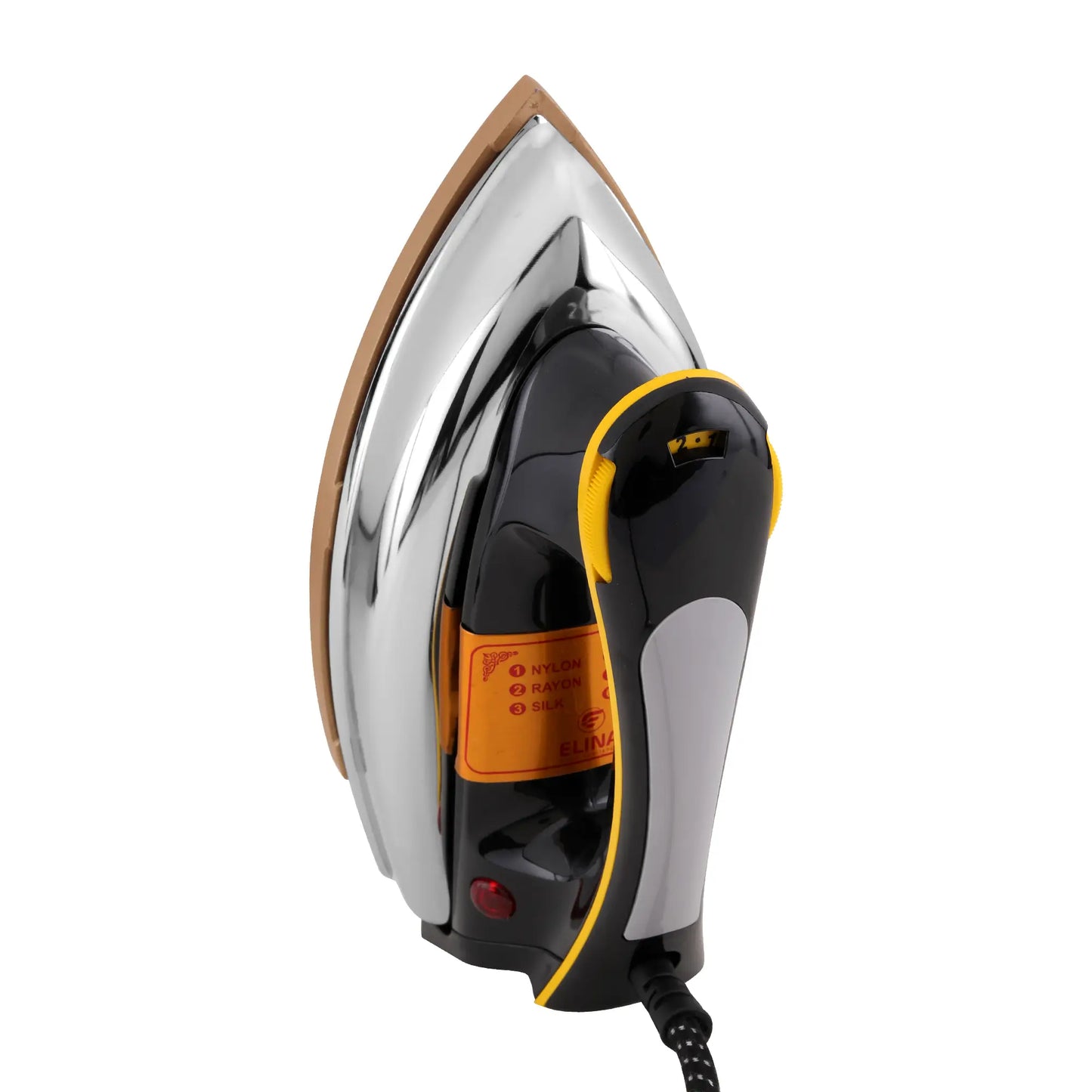 Elina Heavy Weight Plancha Dry Iron, 1000W, Black