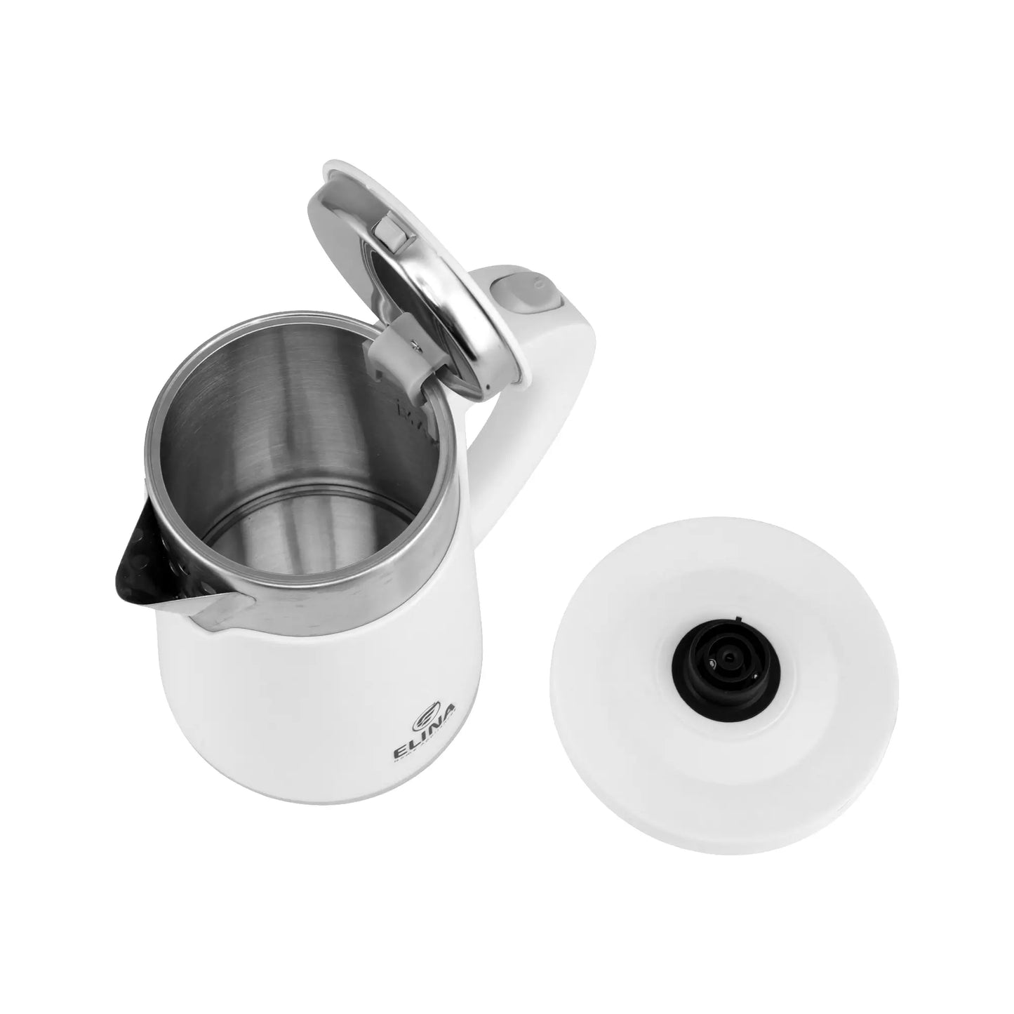 Elina Premium Electric Kettle, 0.8L, White