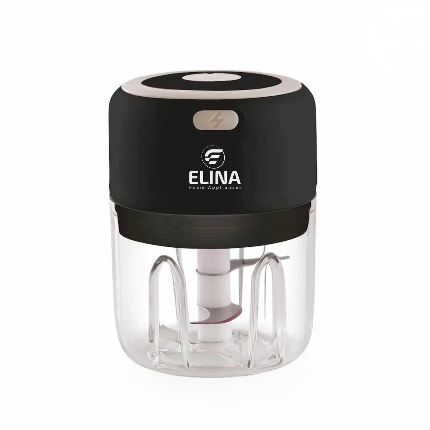 Elina USB Rechargeable Wireless Electric Chopper with Stainless Steel Blades - 250 ML