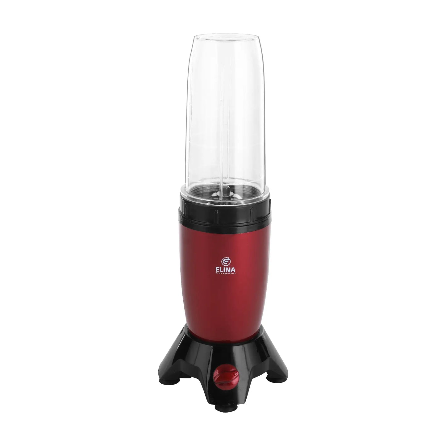 Elina Nutri Ace Diamond Mixer Grinder Blender, 400-watt, 2 Transparent Jars, Knob, Victoria Red