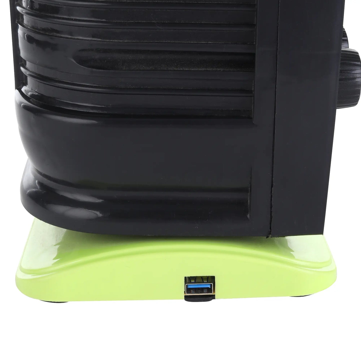 Elina High Speed Portable Tower Fan with 120° Wide Oscillation, Runs without Water, USB Charging Option, Green/Black