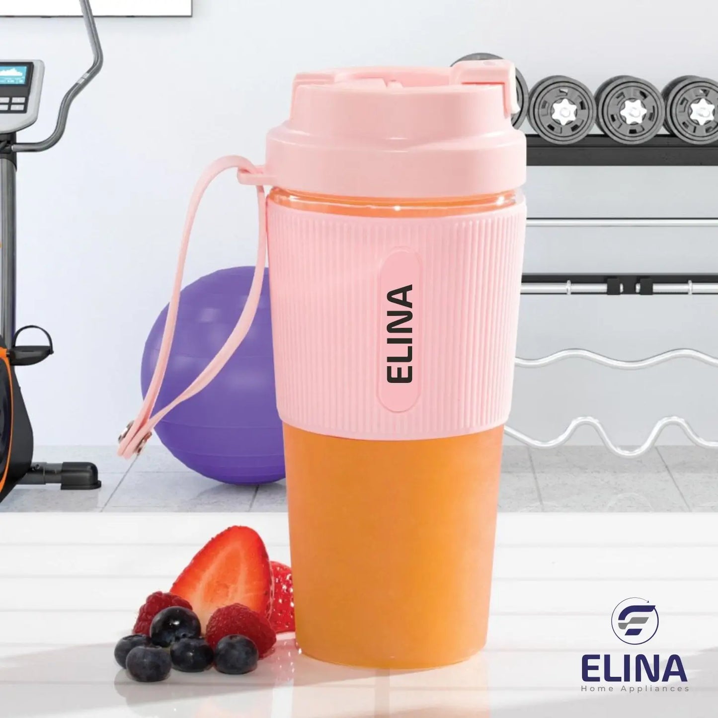 Elina Personal Portable Shaker | 450ML | USB Rechargeable