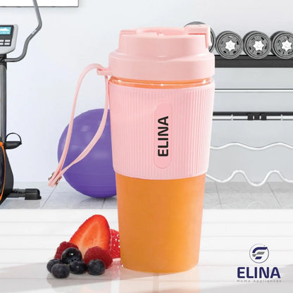 Elina Personal Portable Shaker | 450ML | USB Rechargeable