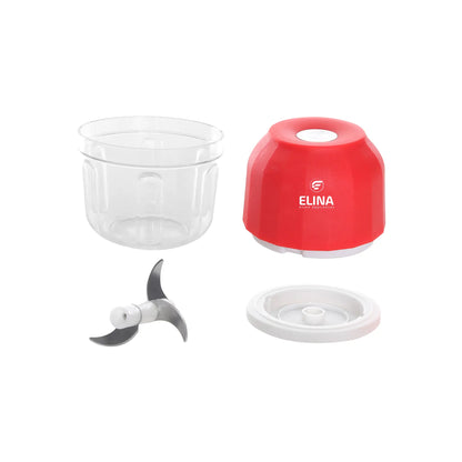 Elina USB C Rechargeable Wireless Electric Chopper with Stainless Steel Blades - 350 ML