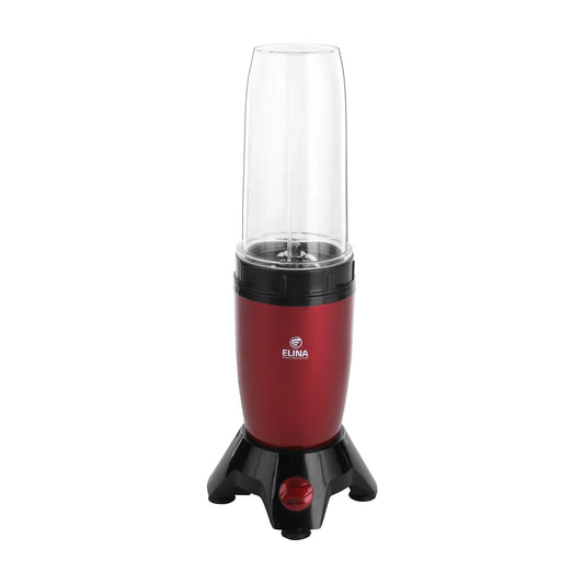 Elina Nutri Ace Diamond Mixer Grinder Blender, 400-watt, 2 Transparent Jars, Knob, Victoria Red